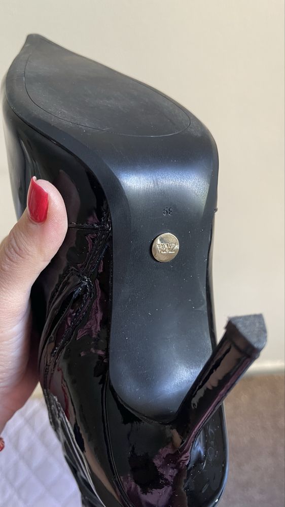 Сапоги  полусапожки резинка Zara