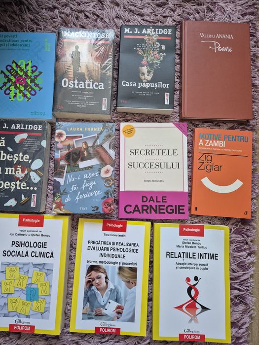Carti de citit . Noi. Psihologie.  Romane