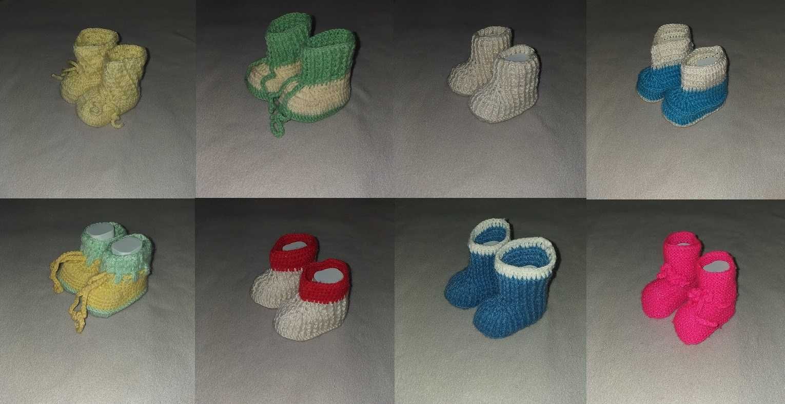 Ръчно плетени бебешки жилетки / елечета / шапки / различни модели