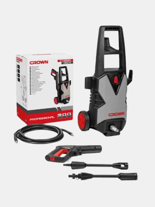 Мойка высокого давления CROWN CT42020 — 1400 Вт, 100 бар