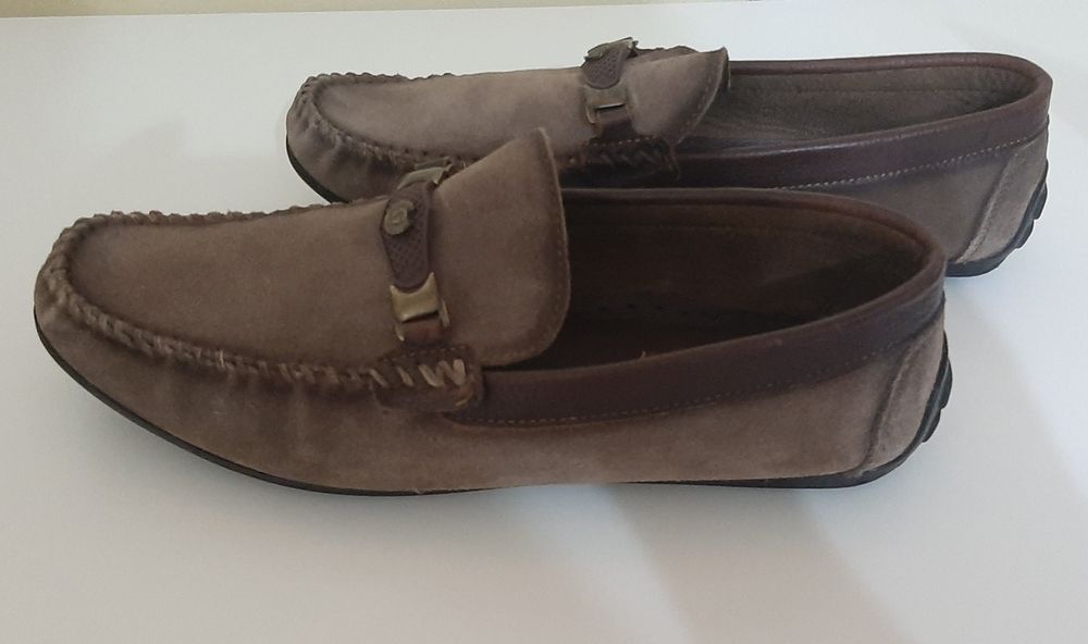 Mocasini din piele intoarsa,numarul42 int 28 cm