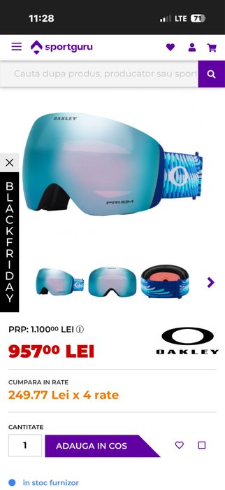 Ochelari Oakley Flight Deck M Mikaela Shiffrin