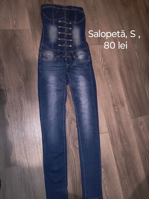 Vând 5 perechi de blugi și o salopeta de blugi la un preț foarte bun