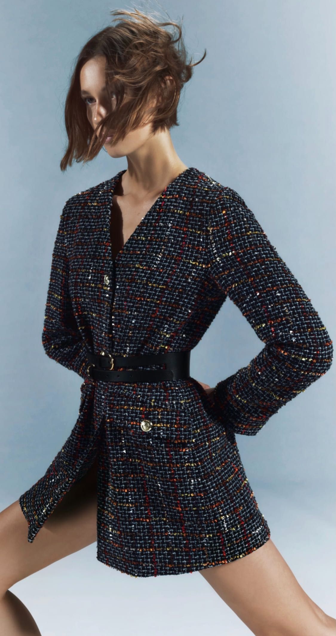 Palton cu structură Zara