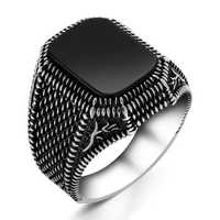 Турецкий серебряный кольцо, перстень.