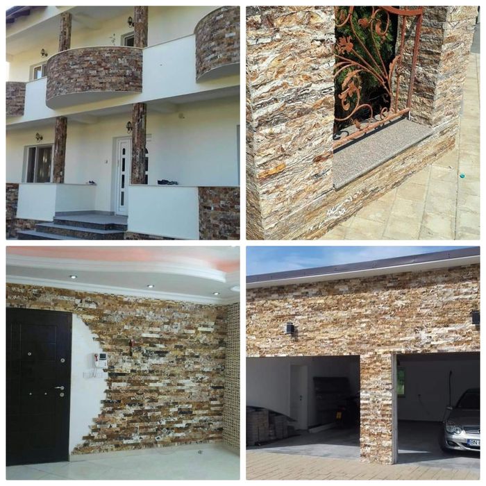 Piatra naturala, travertin, calcar, marmura de placat interior exterio