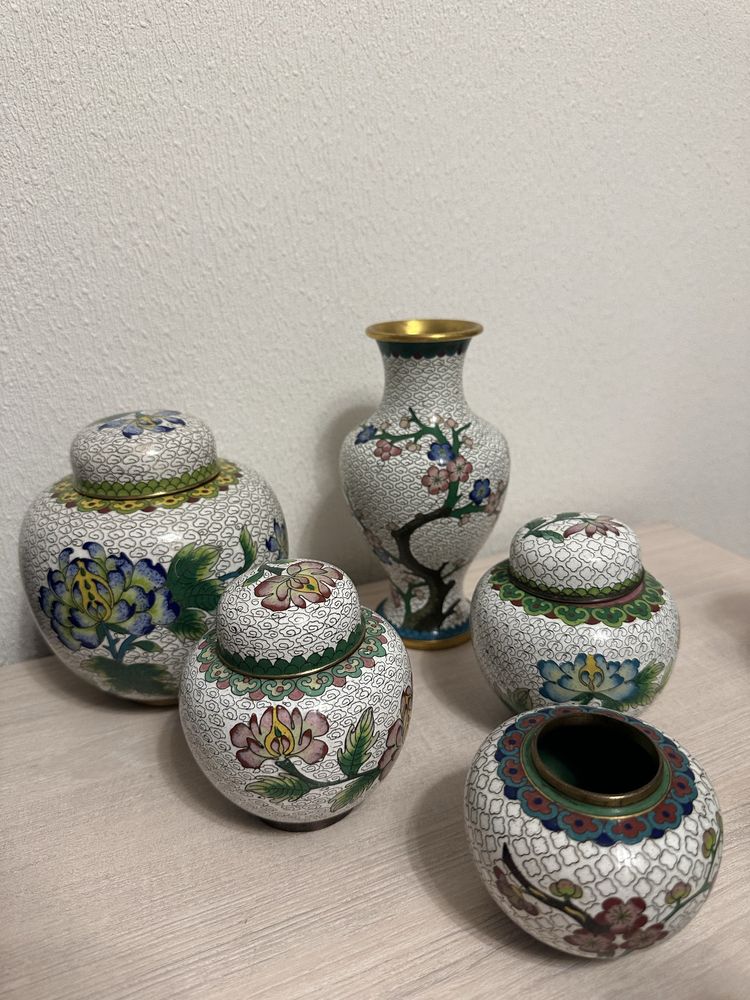 Вазы, шкатулки, клуазоне