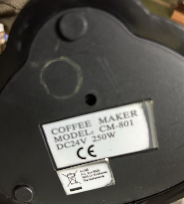 Filtru de cafea 24V 250w Camion