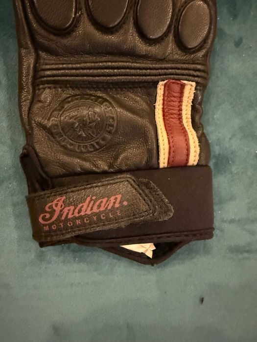 INDIAN MOTORCYCLE - manusi piele originale, cu protectie