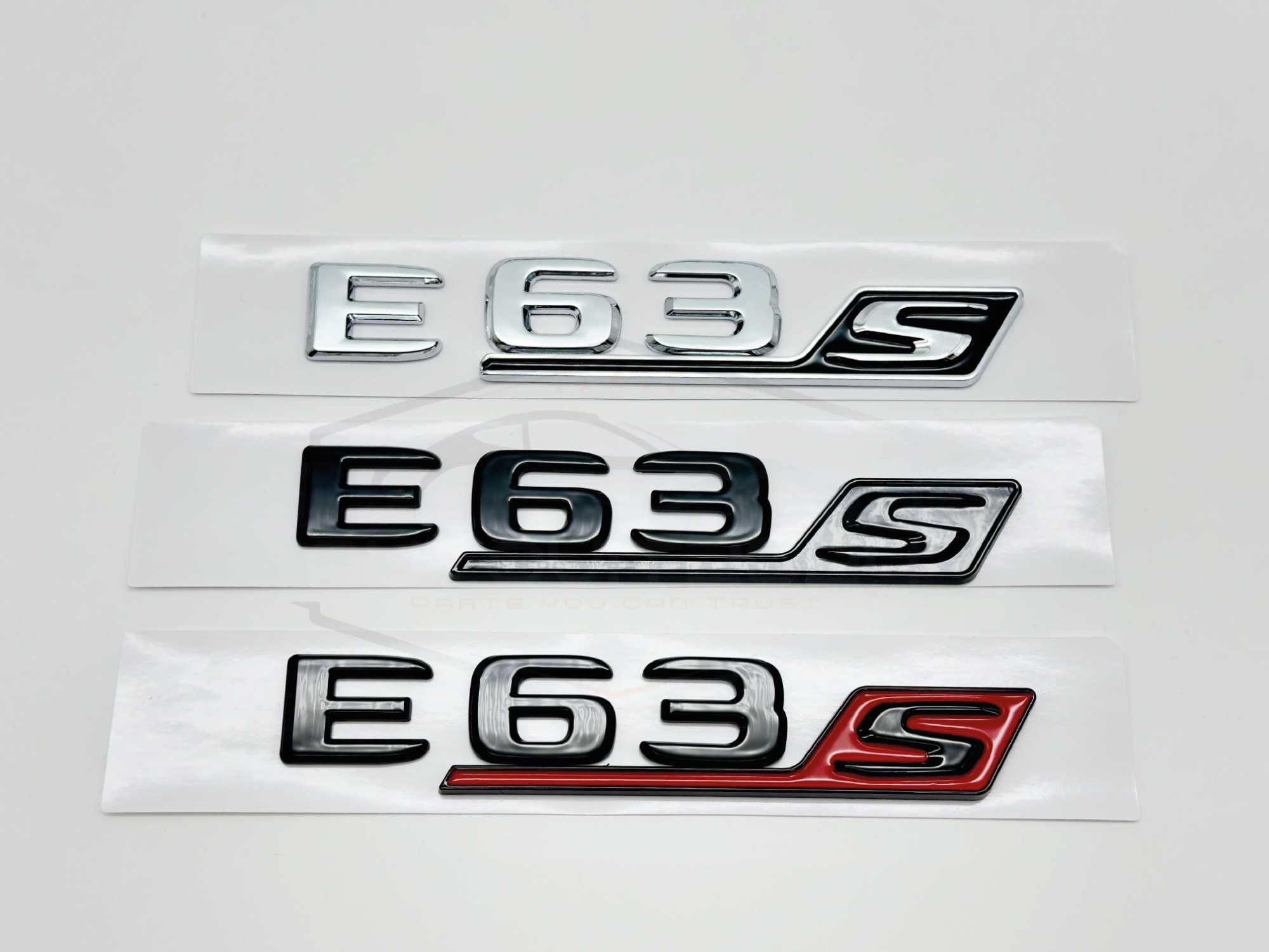 Емблема надписи E63S бадж мерцедес