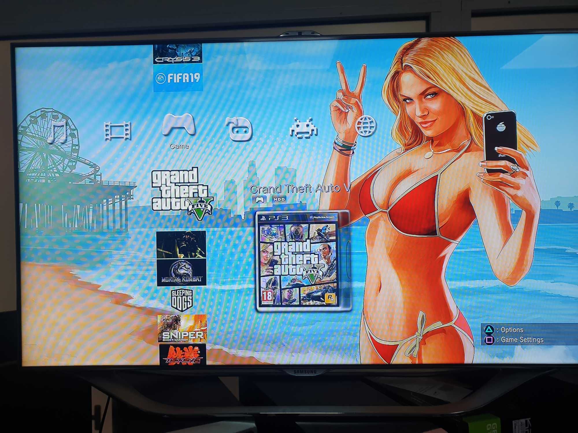 PlayStation 3 500GB /ps3 с два джойстика и игри