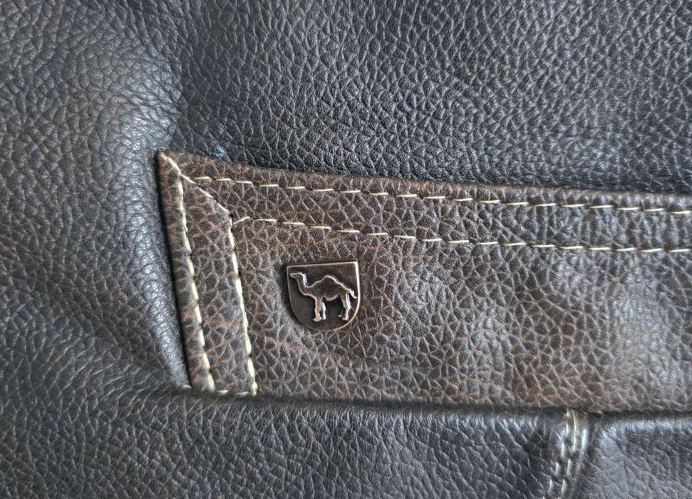 Vand vesta piele veritabila Camel