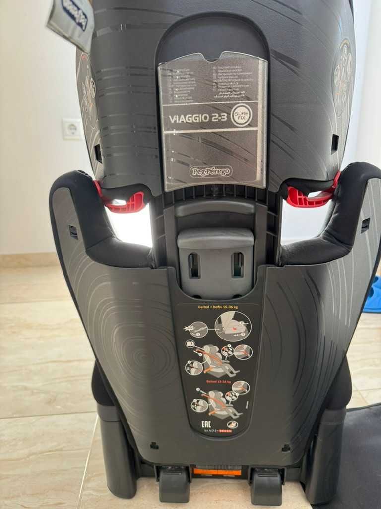 Стол за кола Peg Perego Viaggio 2-3 Surefix Forest, 15-36 кг/протектор