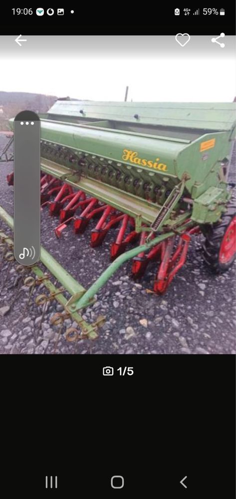 Semanatoare paioase,lucerna grau hassia 3m sau 4