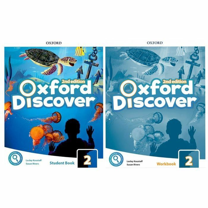 Доставка. Oxford discover 2nd edition 1-6 часть, цветные копии
