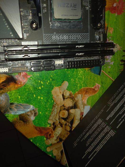 Комплект Ryzen 7 5700х3d с Gigabyte b550i и 2х16 на 3600 мх CL 18