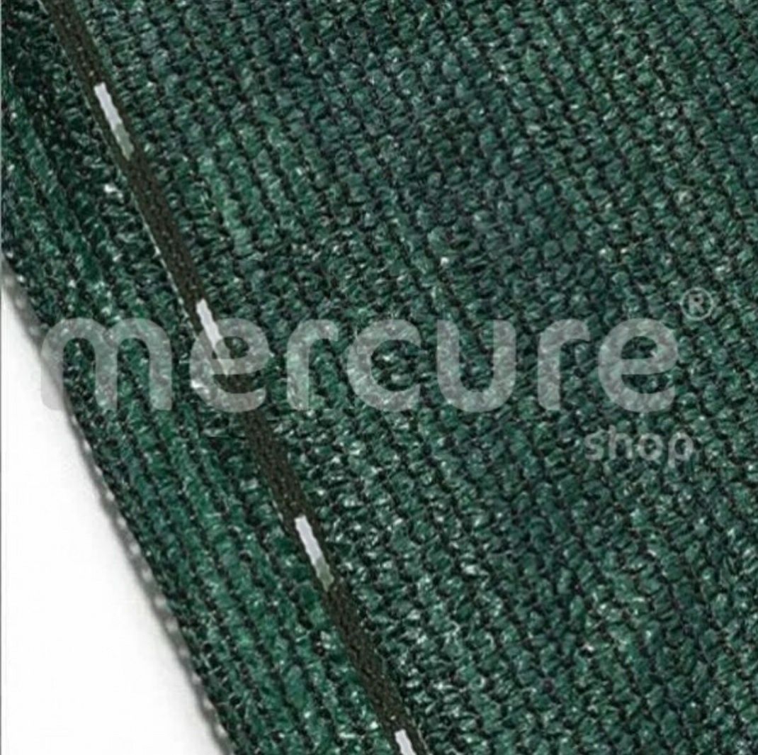 Plasa verde gard, 1.5 x 10 m, cu inele, 100% umbrire, Noua