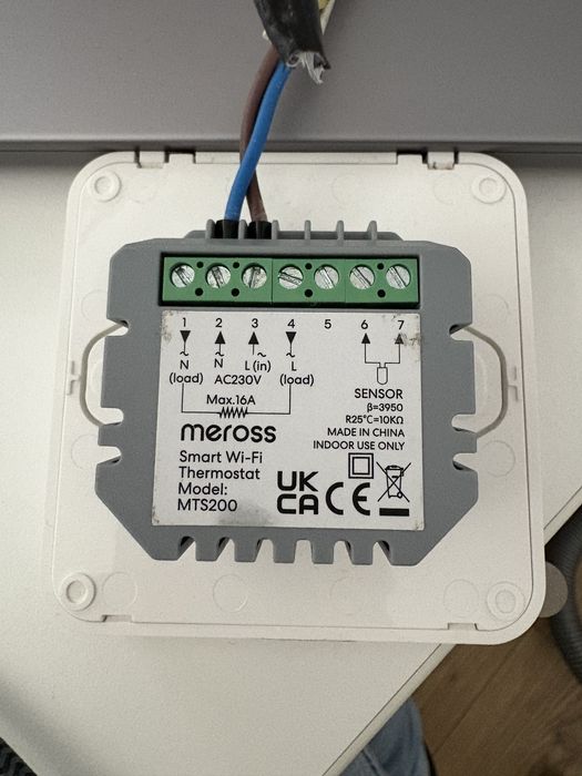 Termostat Smart Meross MTS200 pentru rezistenta electrica