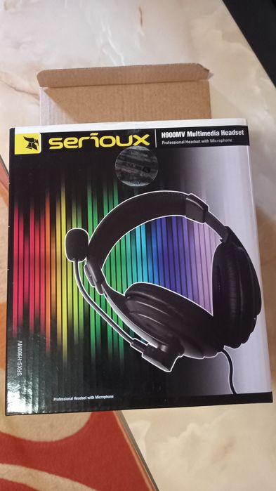 Casti profesionale cu microfon Serioux