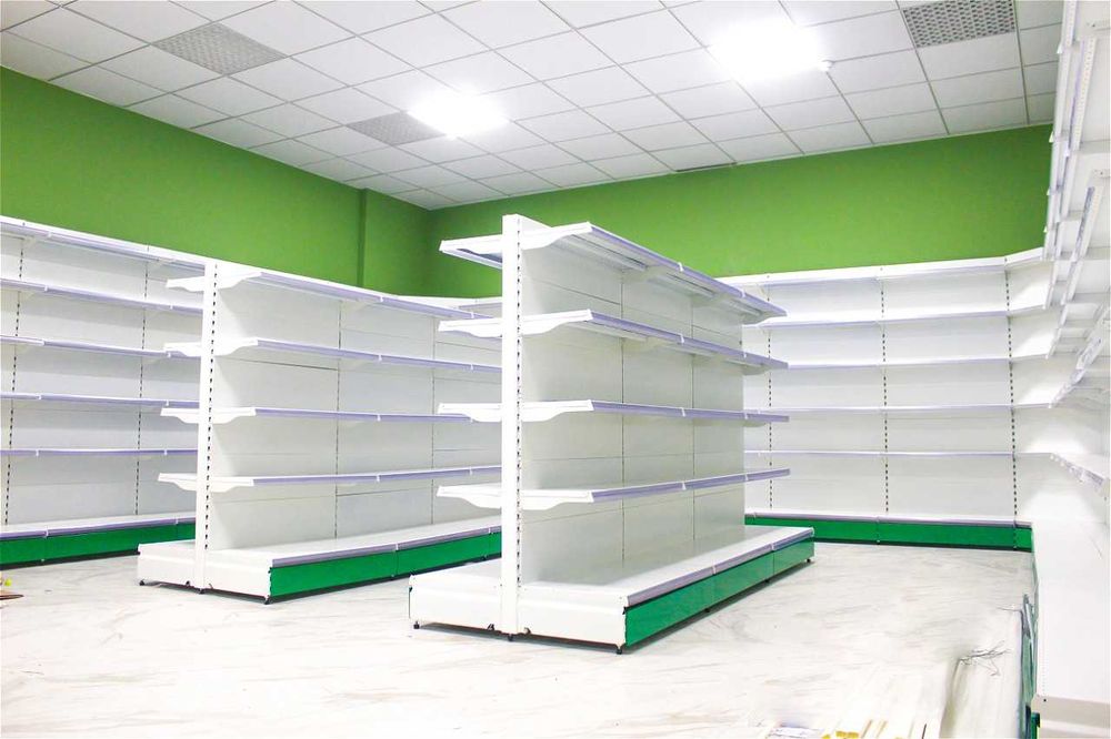 Prefabrik tokchalar. Торговые стеллажи из металла