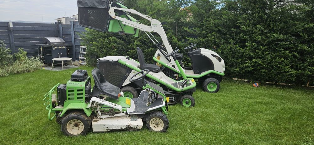 Oferta 3 utilaje tractoras tuns iarba inalta gazon Etesia