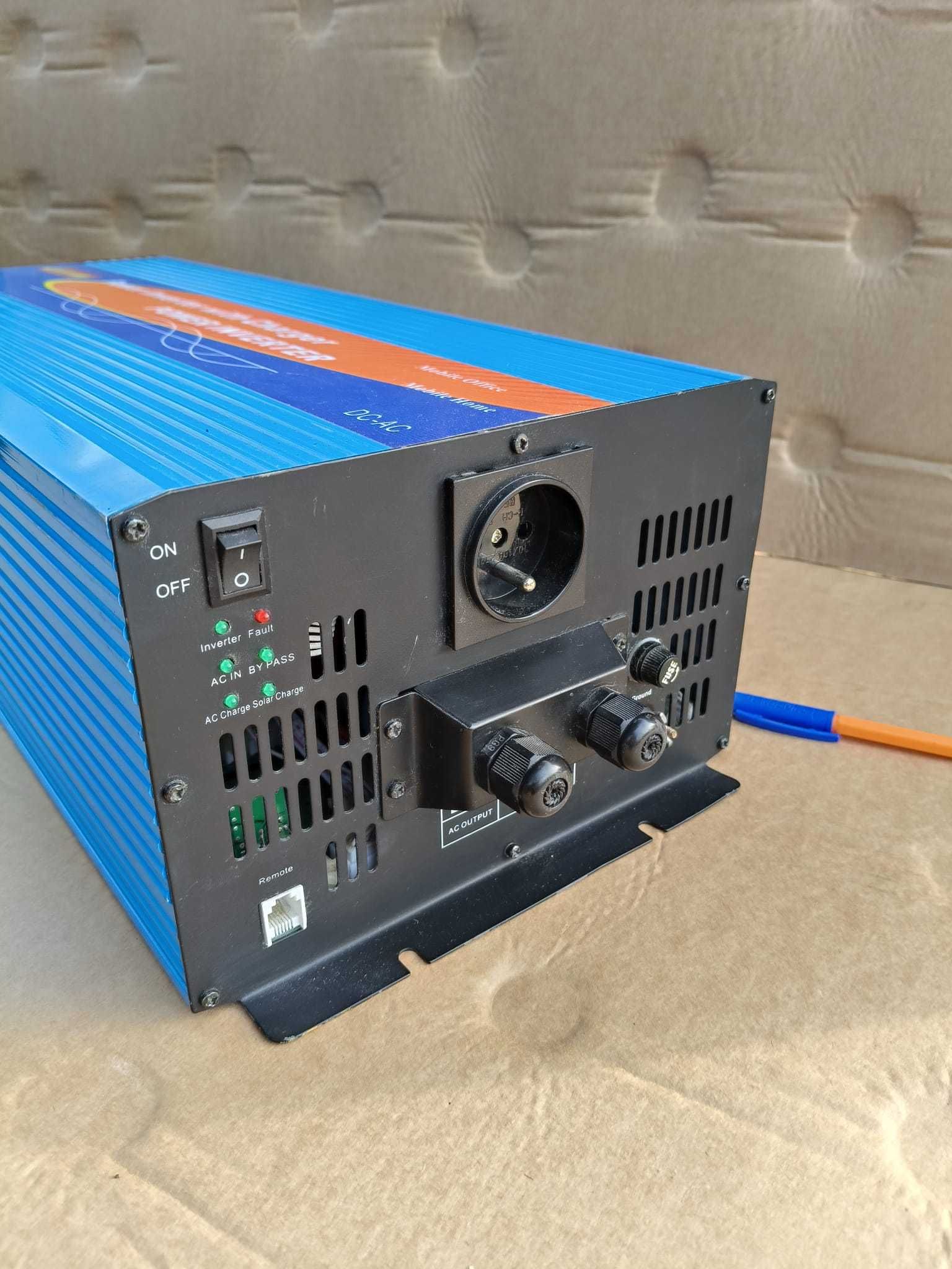 Invertor 12V/220V, unda pura 4Kw/8Kw, nefolosit, stare perfecta