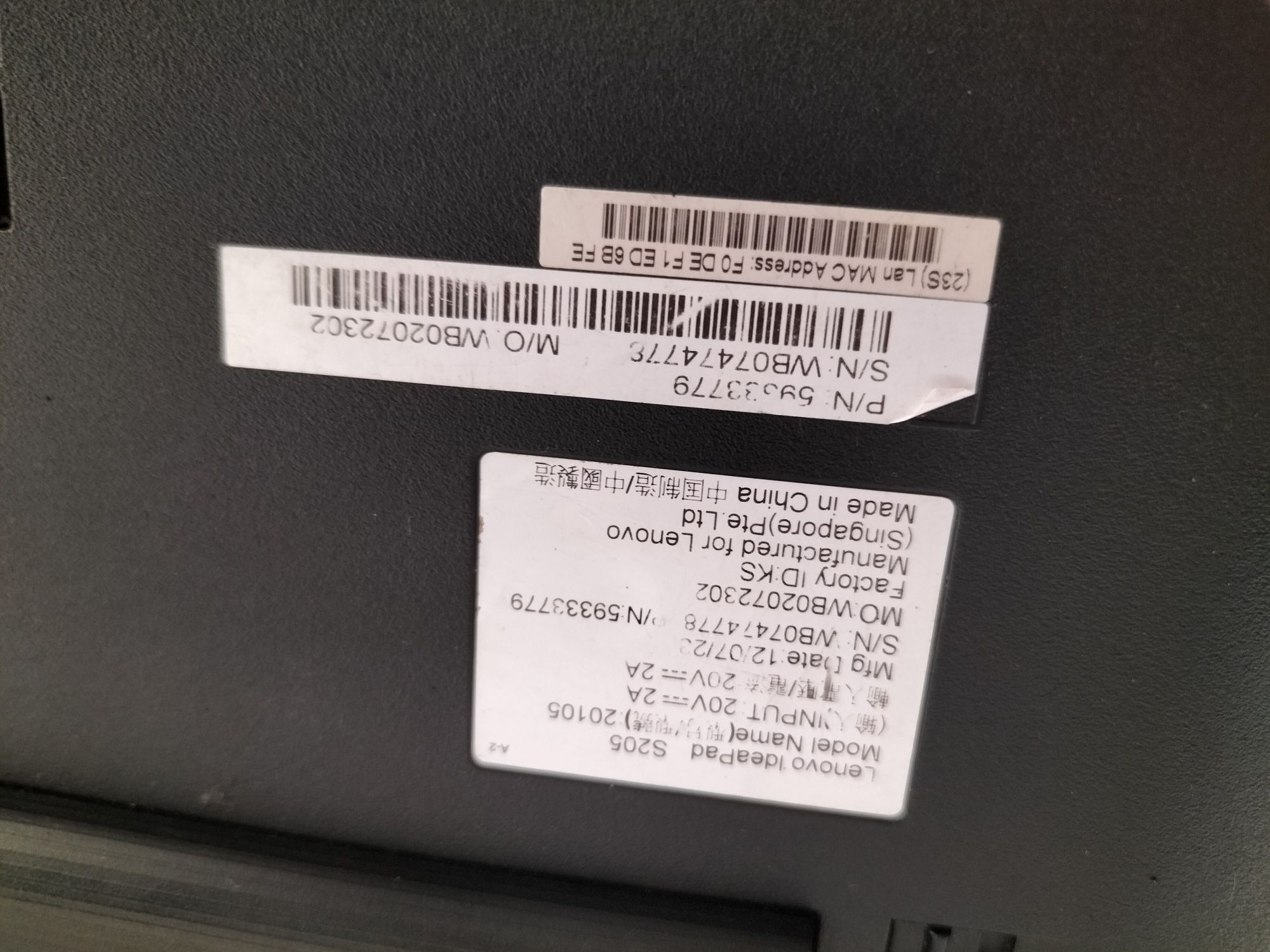 Laptop Lenovo ideapad s205 stare f  buna baterie super