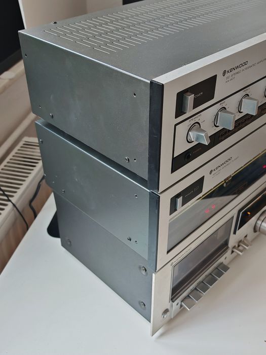 Vând sistem (linie) audio Hifi Kenwood Vintage 1980 - KX-550 KA-400