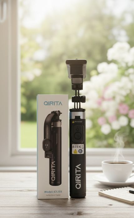 QIRITA C12S Селфи Стик & Трипод!