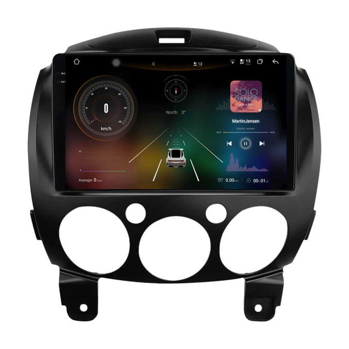 Navigatie Dedicata Mazda 2 (2007-2014), 9 Inch, Carplay