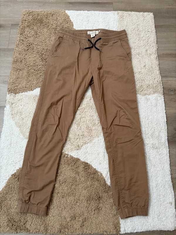 Pantaloni Maro Simpli Barbati H&M Marimea S(EUR38) Slim Fit cu elastic