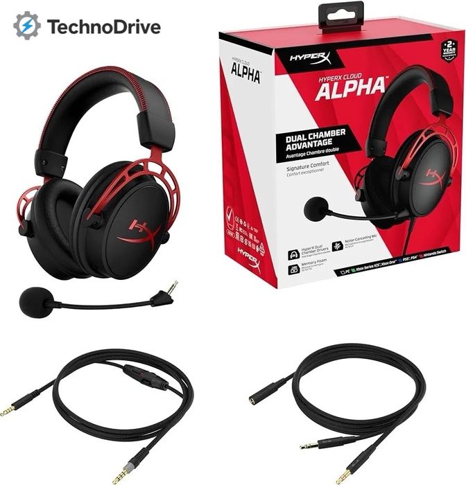 !Hyperx Alpha Red Wired