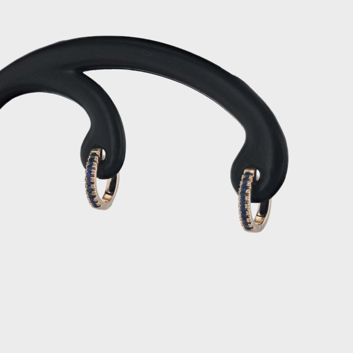 Cercei de aur roz 18k cu safire(fetite)-cod 3259,3263,3265