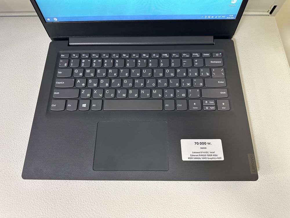 Ноутбук Lenovo V14IGL - Celeron N4020M/RAM 4Gb/HDD/UND Graphics 600