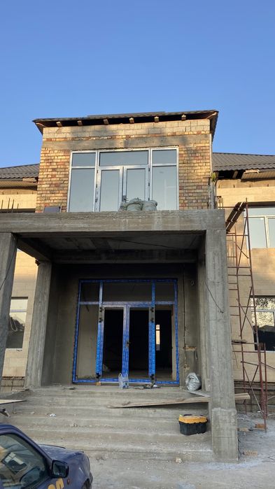 Пластиковые окно и двери витражи Алюминий есік терезе стекло