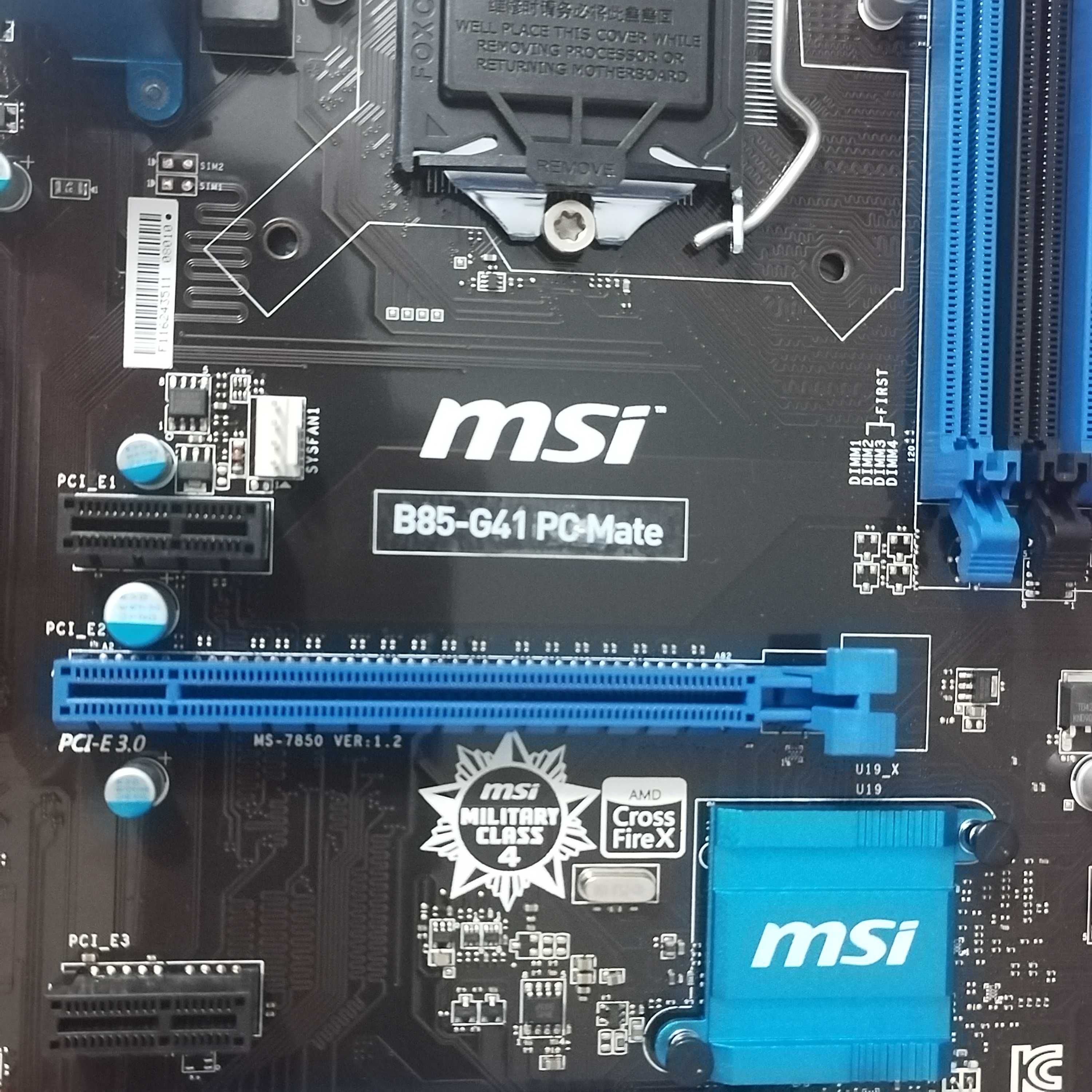 Placa MSI B85-G41 PC Mate socket 1150_a 4 a generatie