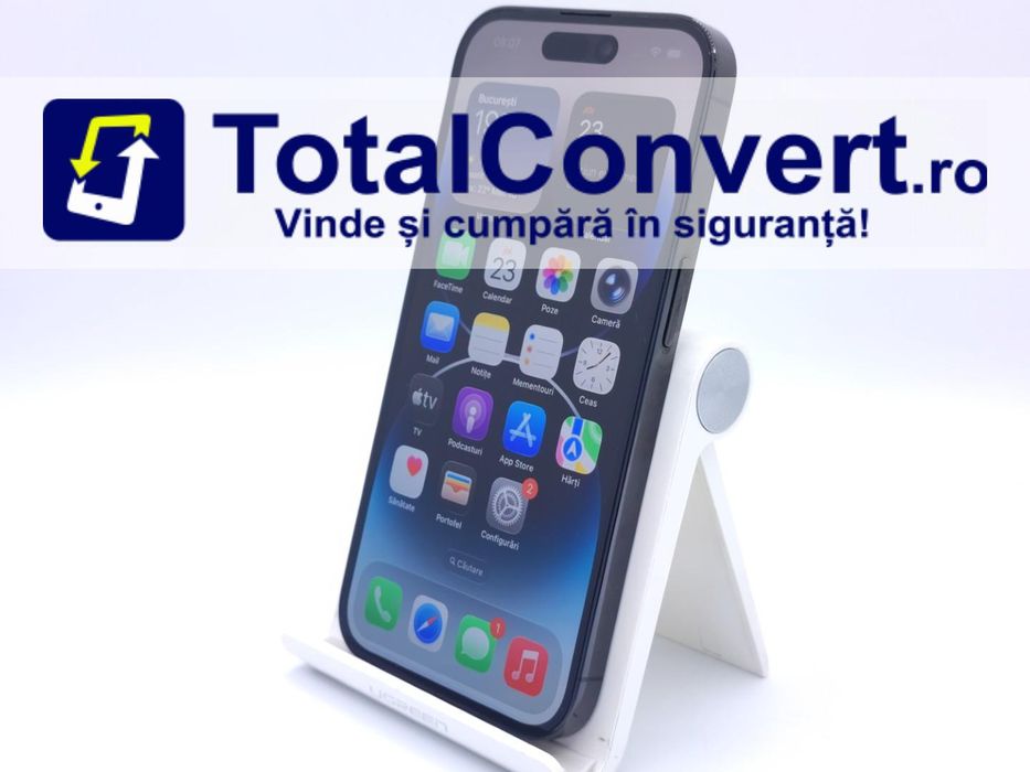 Apple iPhone 14 Pro 256GB Space Black 6GB, Garantie 24 luni | #D87265