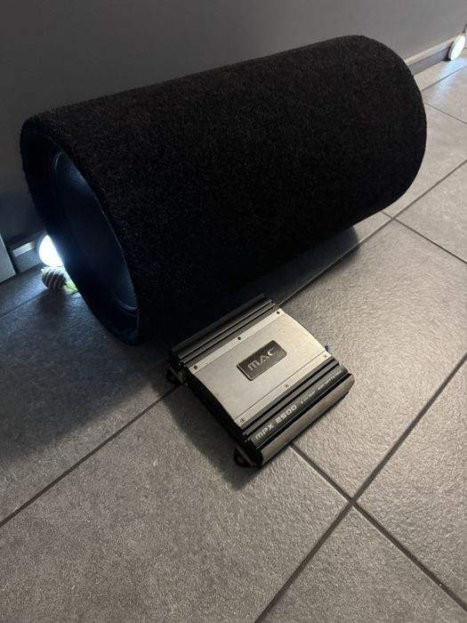 Vand kit statie mac mpx 2500 600w si subwoofer magnat bull 300w 30 cm