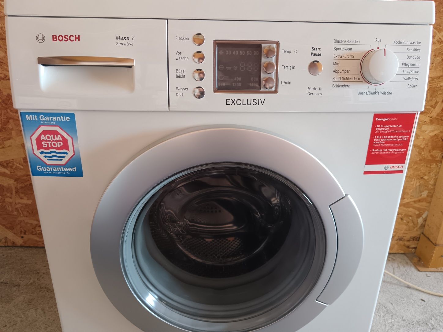 Mașina de spălat rufe, Bosch Maxx 7 Exclusiv, 7kg, 1400 rot/min