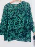 Bluza dama cu imprimeu verde