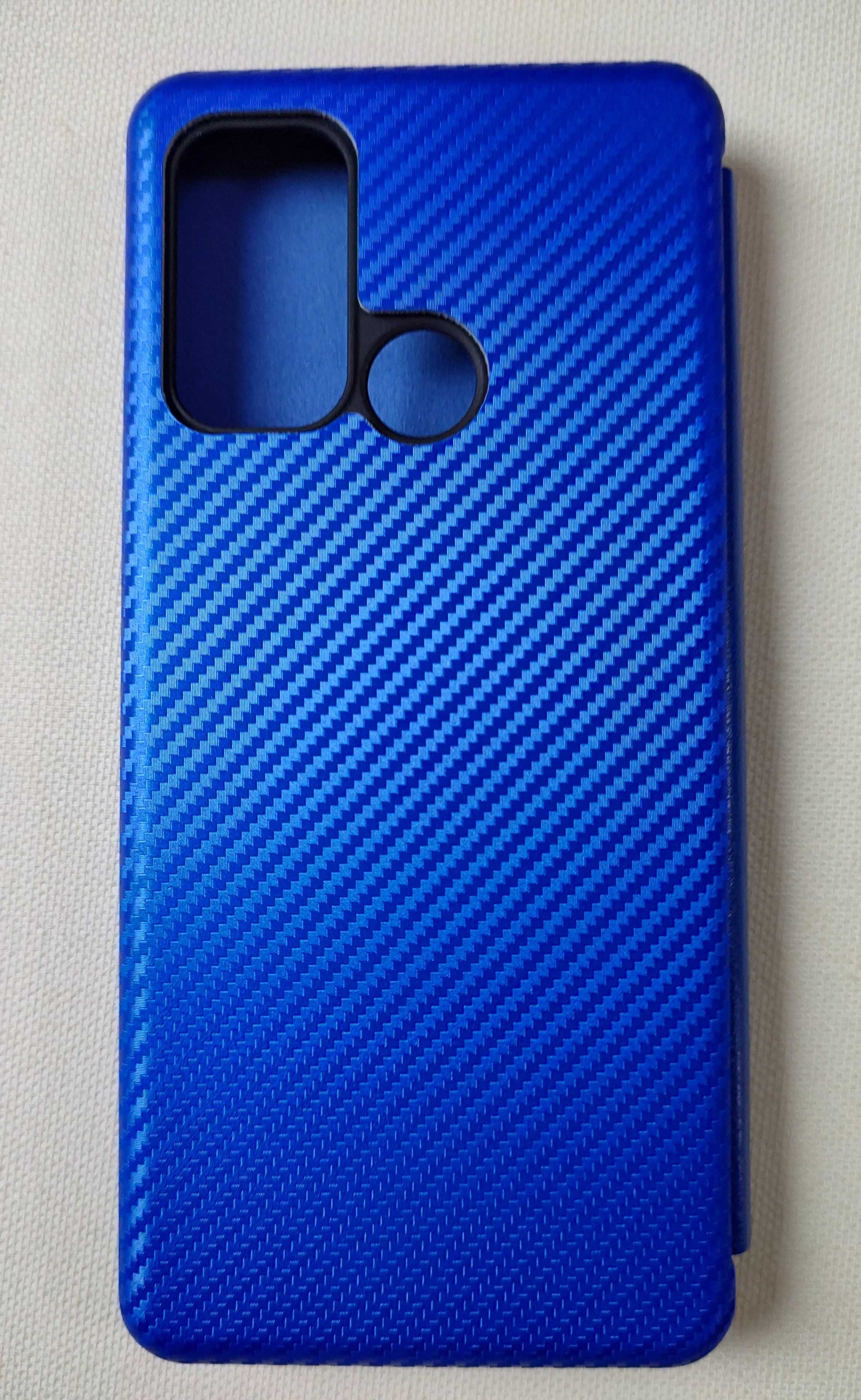 Husă flip-cover Motorola, G60 si G40 Fusion - FIBRĂ DE CARBON