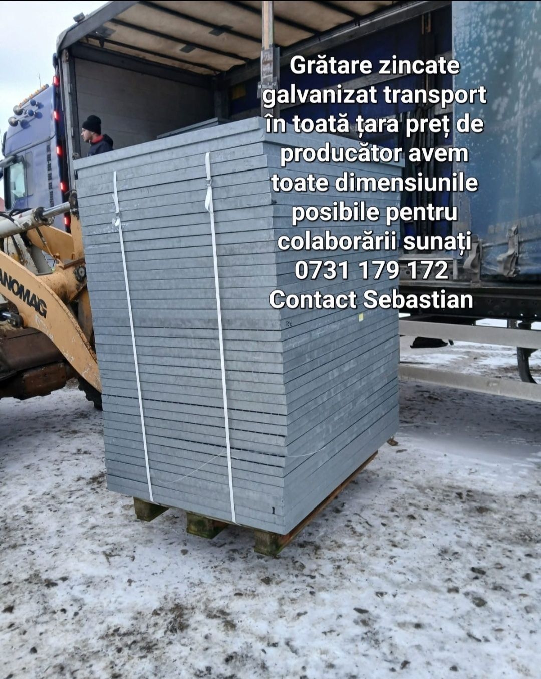 Grătare trepte zincate