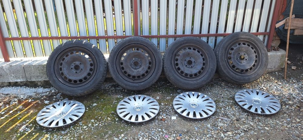 Jante5×112 cu anvelope 205/55/16