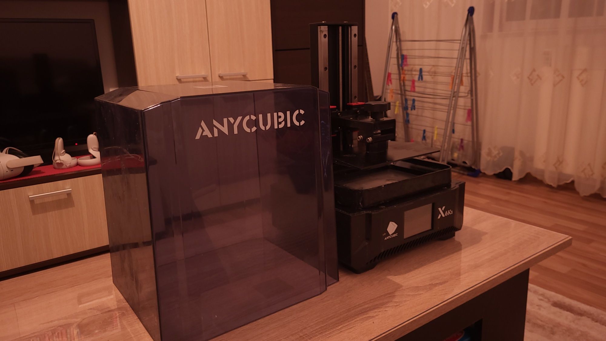 Imprimanta 3D Rășină Anicubic Mono 6ks + Anycubic wash&cure plus 2.0
