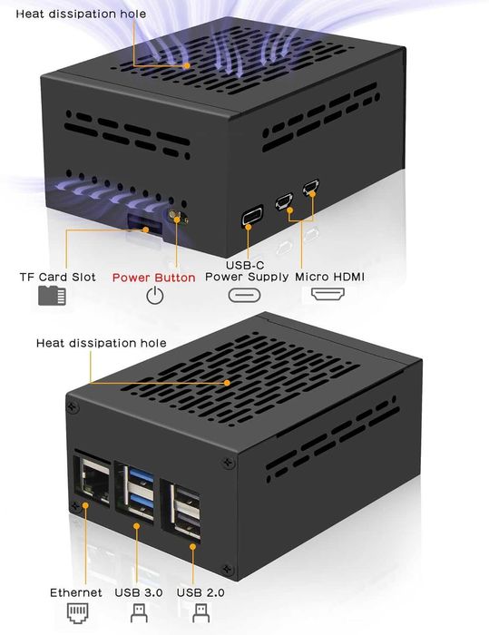 Carcasa Raspberry Pi 5