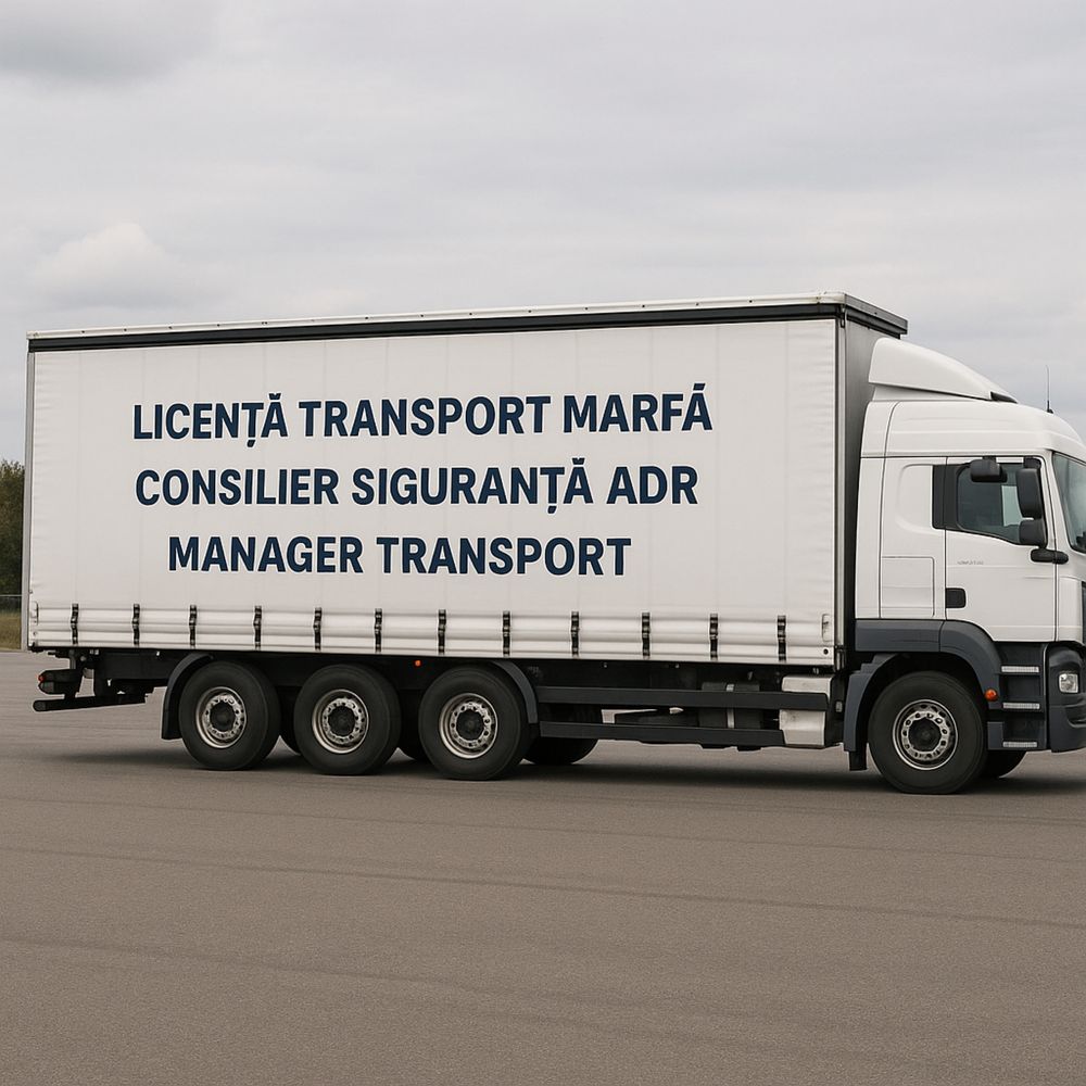 Licenta Transport Marfa | Consilier siguranta ADR | Manager Transport