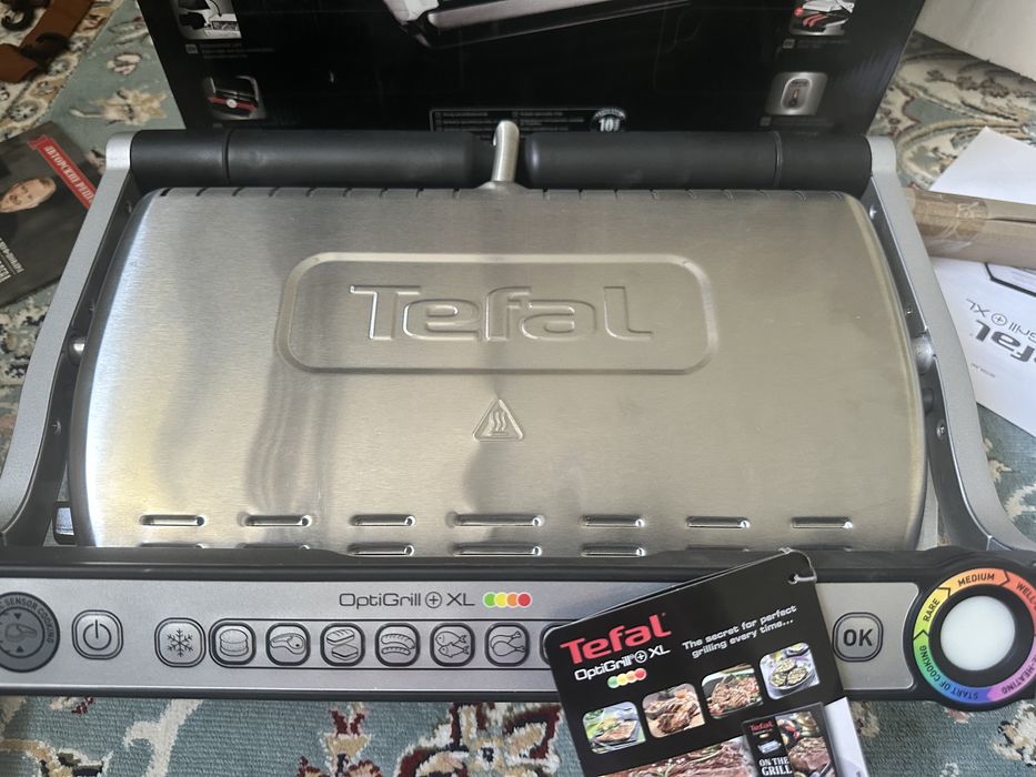 Электрогриль  Tefal Optigrill GC722D34 новый