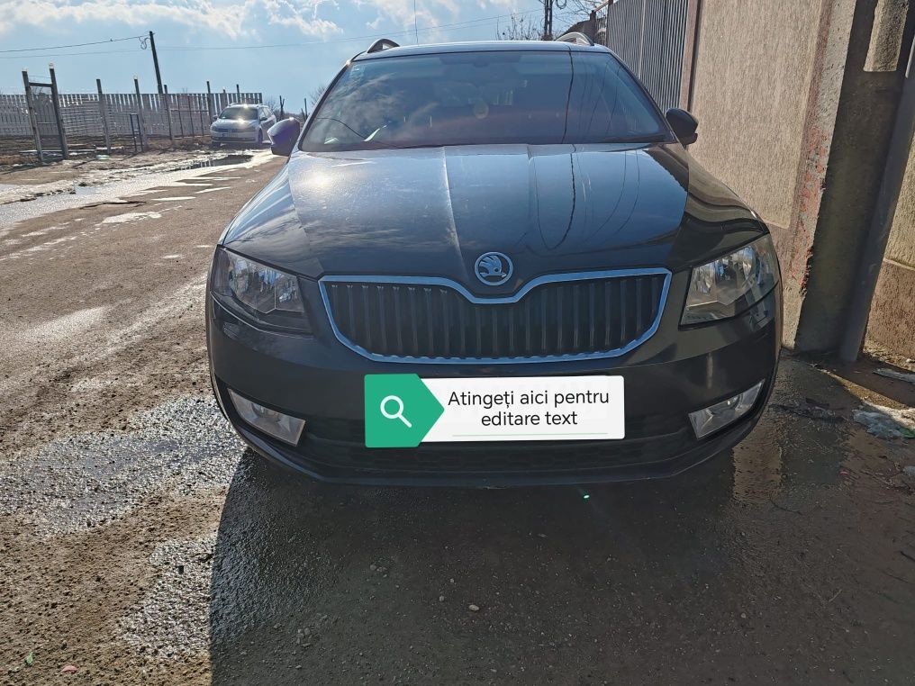 Fata completa skoda octavia 3 1.6tdi bara capota