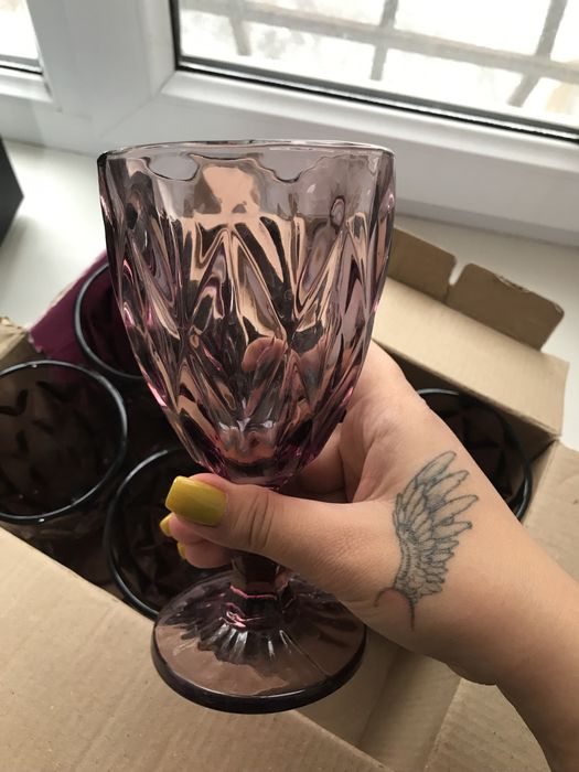 Набор бокалов фужеров-кубки