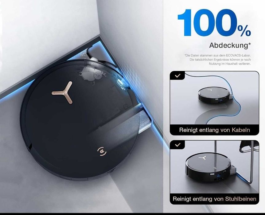 Робот прахосмукачка ECOVACS Deebot T50 Max Pro Omni